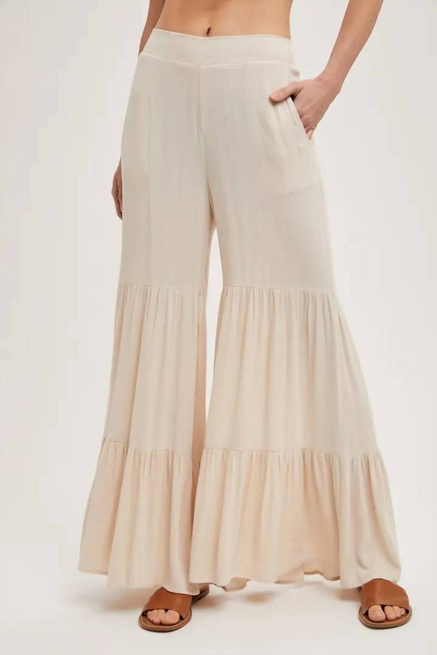 NEW BLUIVY boho pants in cream